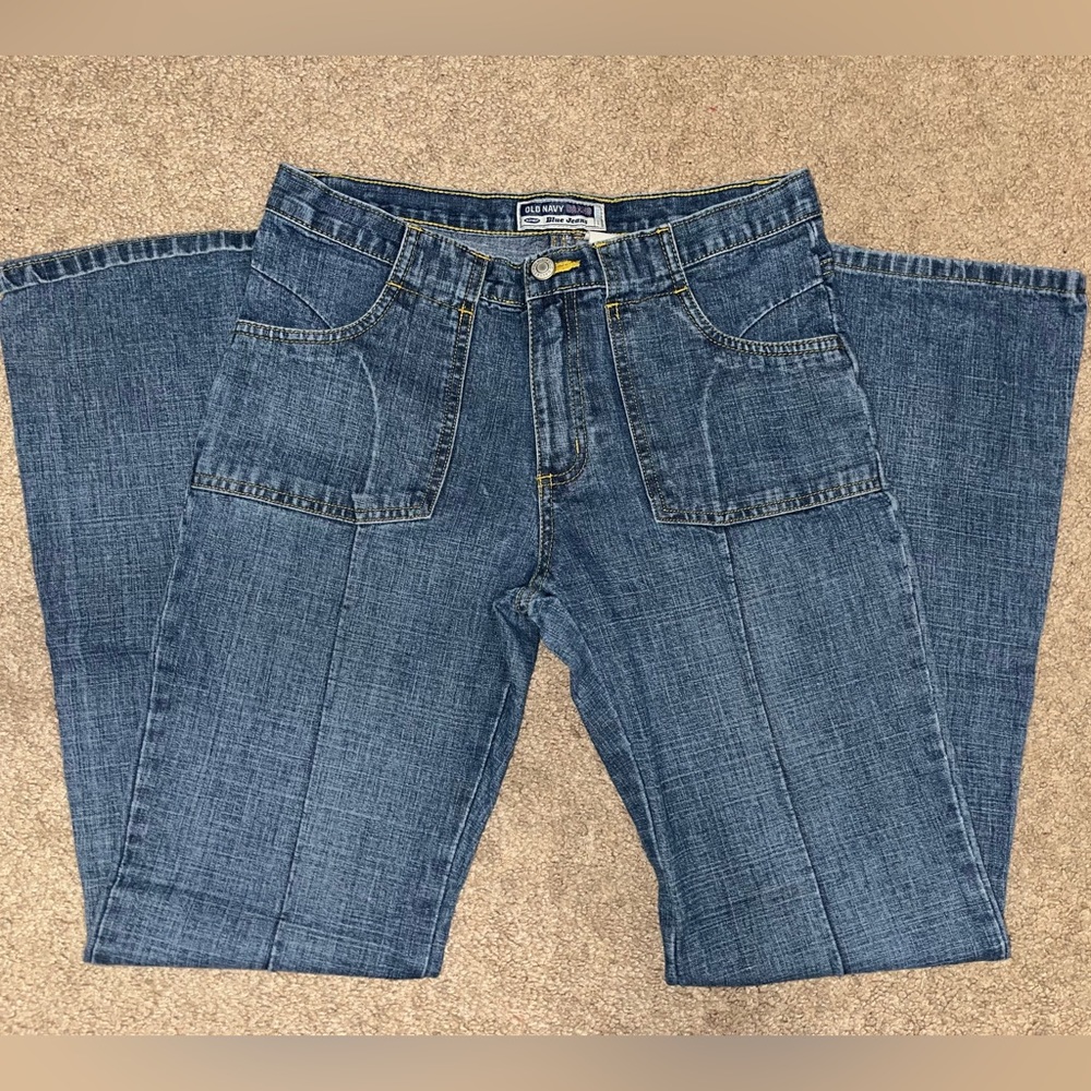 Y2K Old Navy Low Rise Blue Flared Jeans 🎀